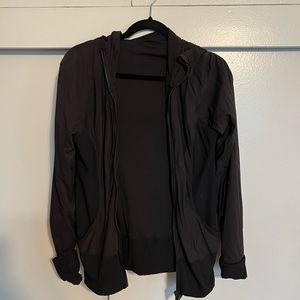 Black fitted reversible lulu jacket